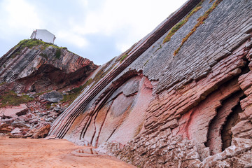 Cliffs of Zumaia, Basque Country (Spain)