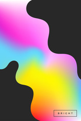 Bright rainbow colors