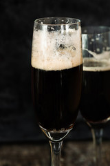 Black Velvet - stout and champagne cocktail