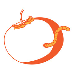 Naklejka premium tomato vegetable icon