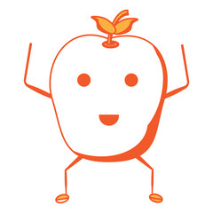 kawaii apple icon image