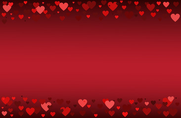 
Valentines Day Background . Romantic background of hearts. 