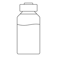 Medicine icon, outline style