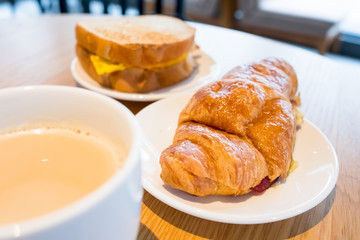 close up of breakfast