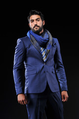 Fototapeta premium Young businessman wearing suit