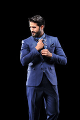 Young businessman wearing suit