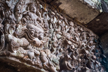 Stone carvings,Vat Phou,Laos