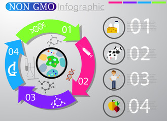 Food infographic element. Health concept