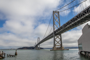 Fototapeta na wymiar Oakland Bay Bridge, San Francisco 