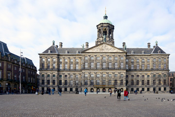 Obraz premium FEBRUARY 13,2013 AMSTERDAM.Amsterdam is the capital and most populous municipality of the Netherlands.