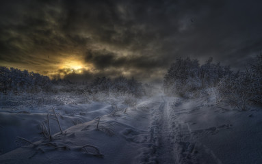 Severe and beautiful winter