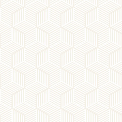 Vector seamless subtle stripes pattern. Modern stylish texture with monochrome trellis. Repeating geometric hexagonal grid. Simple lattice graphic design.