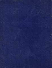 The dirty and scratched old dark blue book cover. Background
