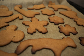 christmas cooking with baking ingredient