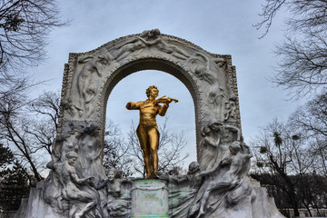 Johann Strauus Denkmal Wien Stadtpark