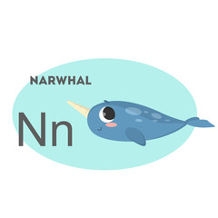 Narwhal on alphabet.