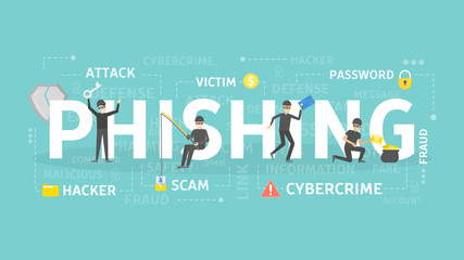 Phishing concept illustration.