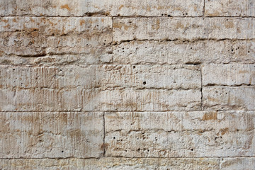 Background of stone wall texture.
