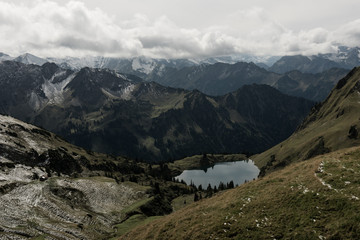 Alpenpanorama mit Seealpsee
