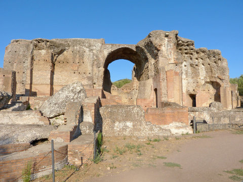 The ancient remains of a Roman city of Lazio - Italy 06