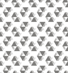 Abstract seamless pattern of triangles. Geometric structure.