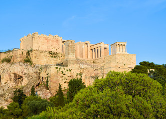Fototapeta na wymiar The Acropolis of Athens.