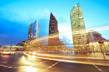  Potsdamer Platz is the new modern city center and financial district of Berlin Germany
