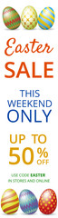 Easter sale web banner