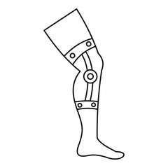 Retentive bandage icon, outline style