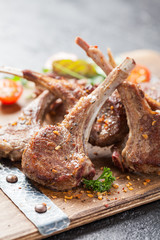 Roasted lamb ribs with © azurita