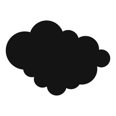 Cloud of precipitation icon. Simple illustration of cloud of precipitation vector icon for web