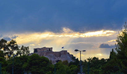 The Acropolis of Athens.