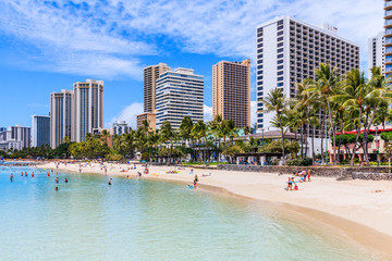 Fototapeta na wymiar Honolulu, Hawaii.