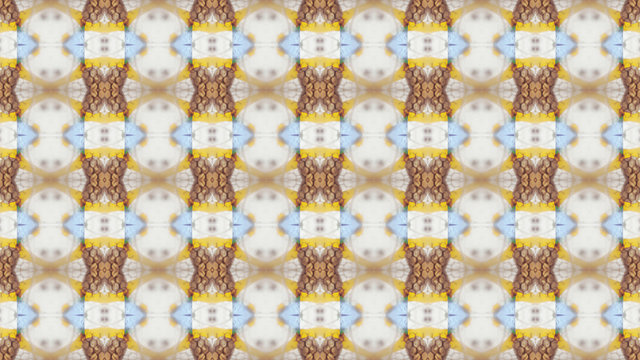 Psychedelic kaleidoscopic pattern