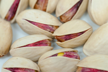 macro pistachio seeds concept photo