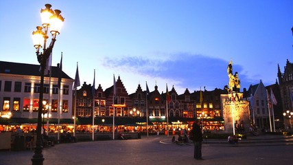 Fototapeta premium Piazza di Bruges
