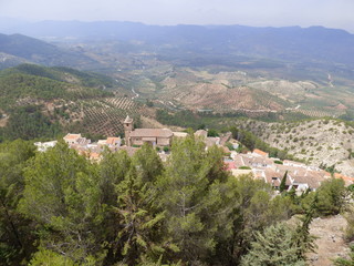 Segura de la Sierra, pueblo de Jaén, en la comunidad autónoma de Andalucía (España)