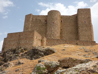 Castillo de Segura de la Sierra, pueblo de Jaén, en la comunidad autónoma de Andalucía (España)