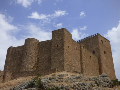 Castillo de Segura de la Sierra, pueblo de Jaén, en la comunidad autónoma de Andalucía (España)