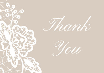 lace border card