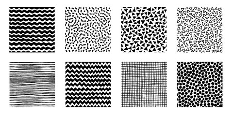 Hand Drawn Patterns Doodle Design