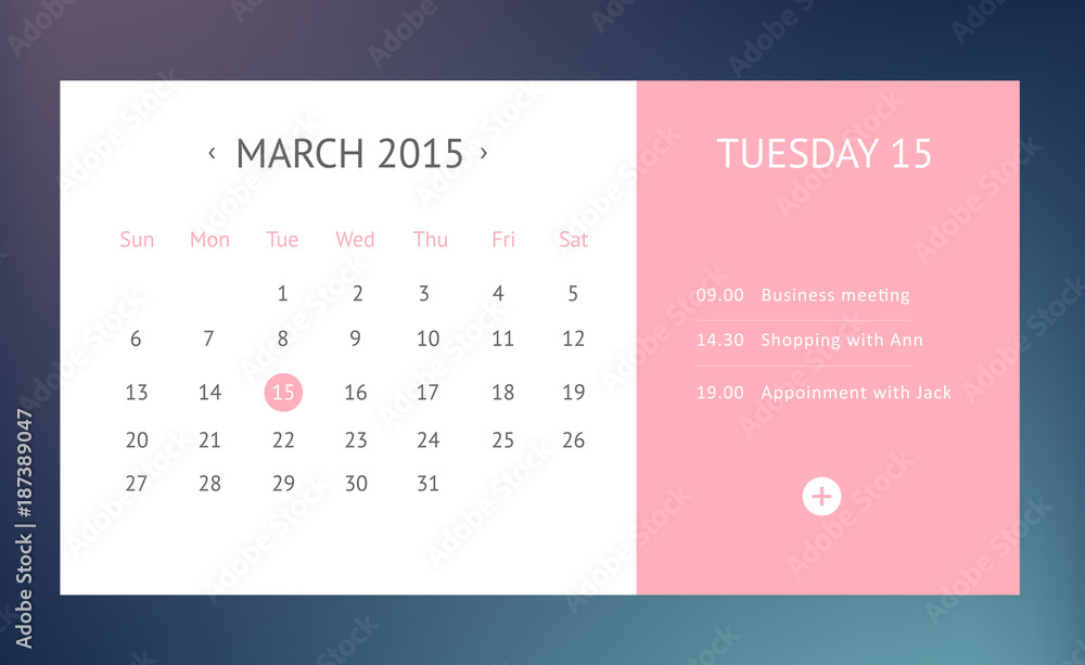 Poster mobile application interface design