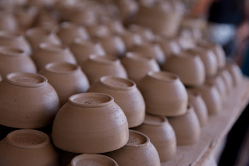 Cel Jose Dias, PI, Brazil - December 27 2017: Ceramic Production in Serra da Capivara.