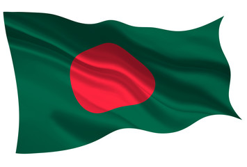 Obraz premium バングラデシュ 国旗 旗 アイコン