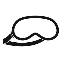 Protective eye mask for sleeping icon simple style