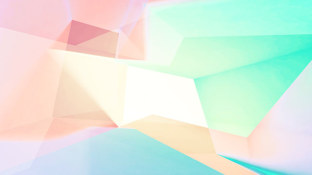 Colorful low-poly digital background