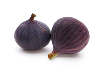 Fruits figs isolated on white background.