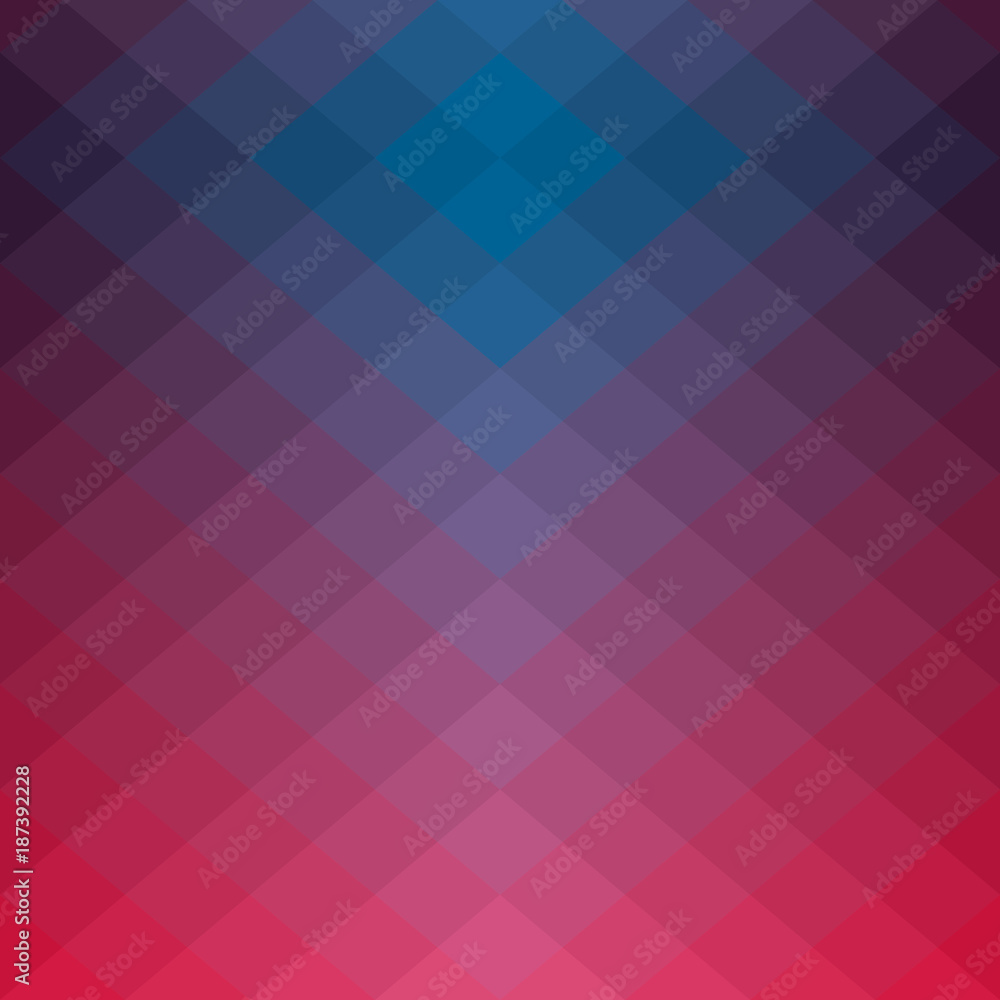 Poster abstract geometric background with rhombuses.