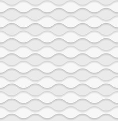 White modern wavy pattern.