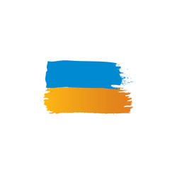 Ukraine flag, vector illustration